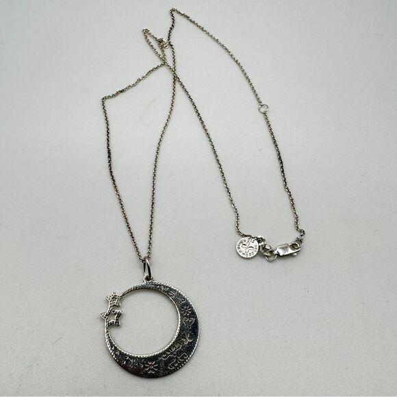Tanya Moss Star and Moon Mexico 925 necklace! - Picture 3 of 12